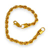 GOLD DEAL | 22K Gold Twisted Rope Bracelet Length 18cm