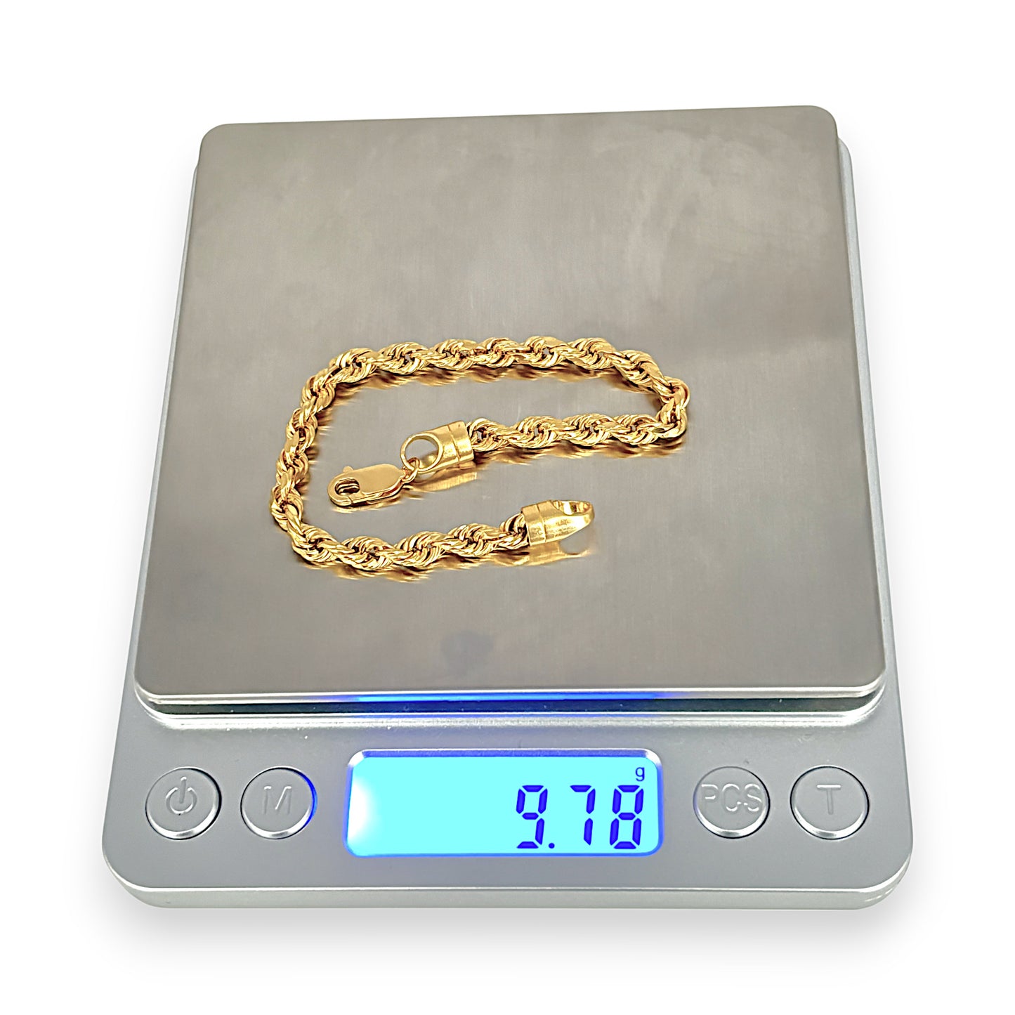 GOLD DEAL | 22K Gold Twisted Rope Bracelet Length 18cm