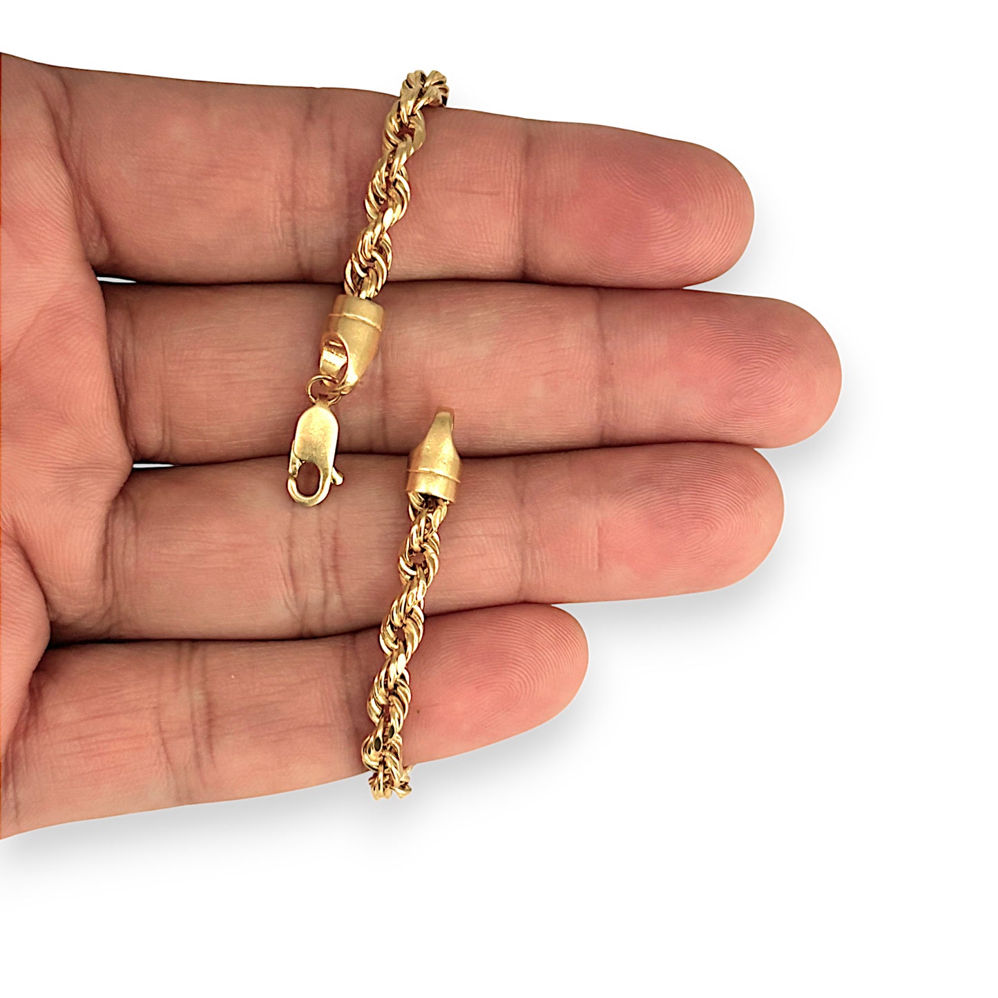 GOLD DEAL | 22K Gold Twisted Rope Bracelet Length 18cm