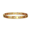 GOLD DEAL | 22K Gold Roman Oval Snap Bangle