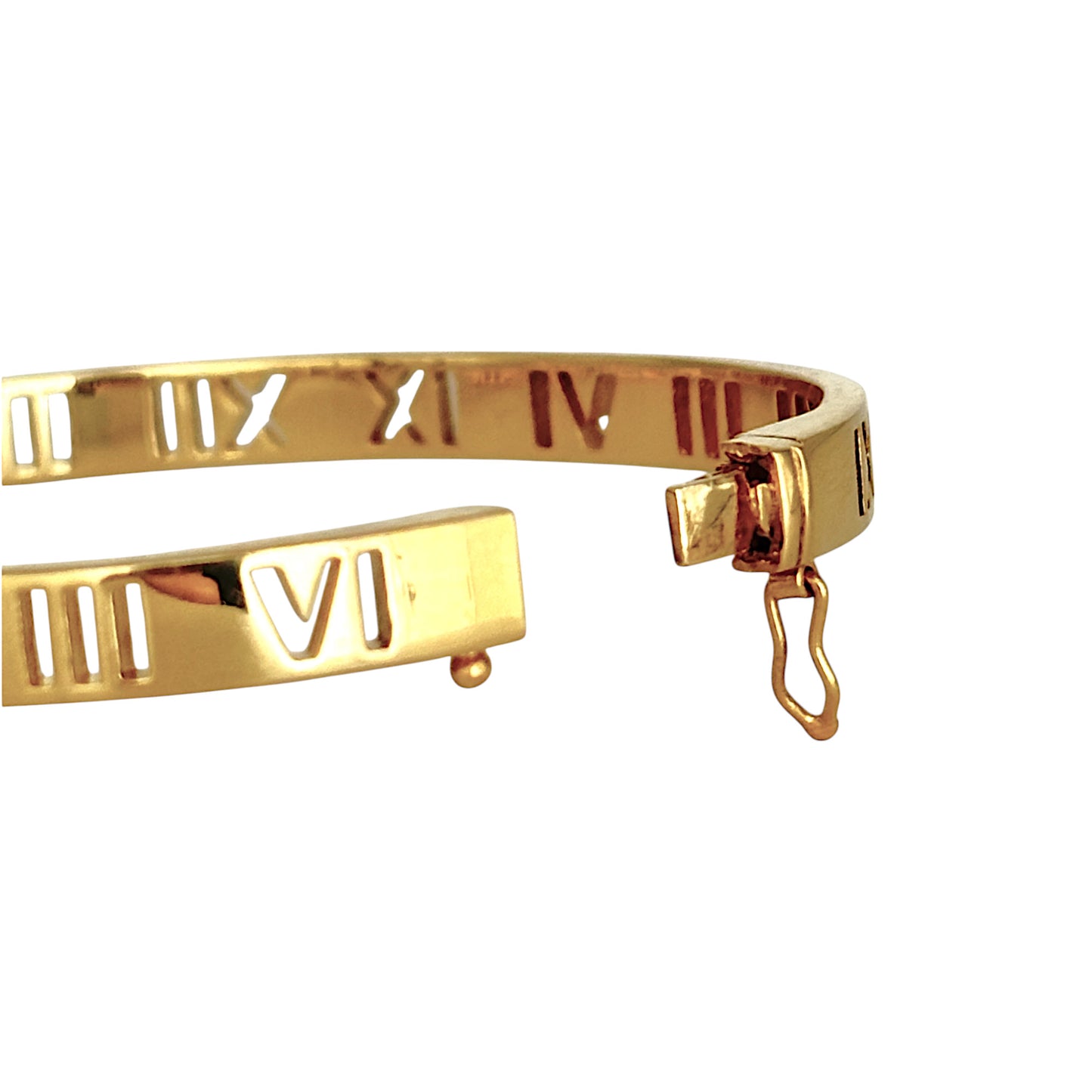 GOLD DEAL | 22K Gold Roman Oval Snap Bangle