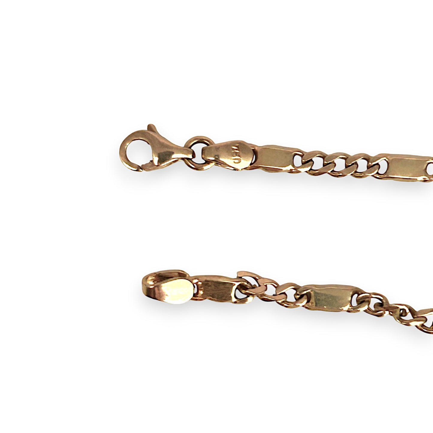 GOLD DEAL | FLASH SALE 18ct (18K) Gold Soft Edge Bar Link 46cm Chain Valuation $3,775