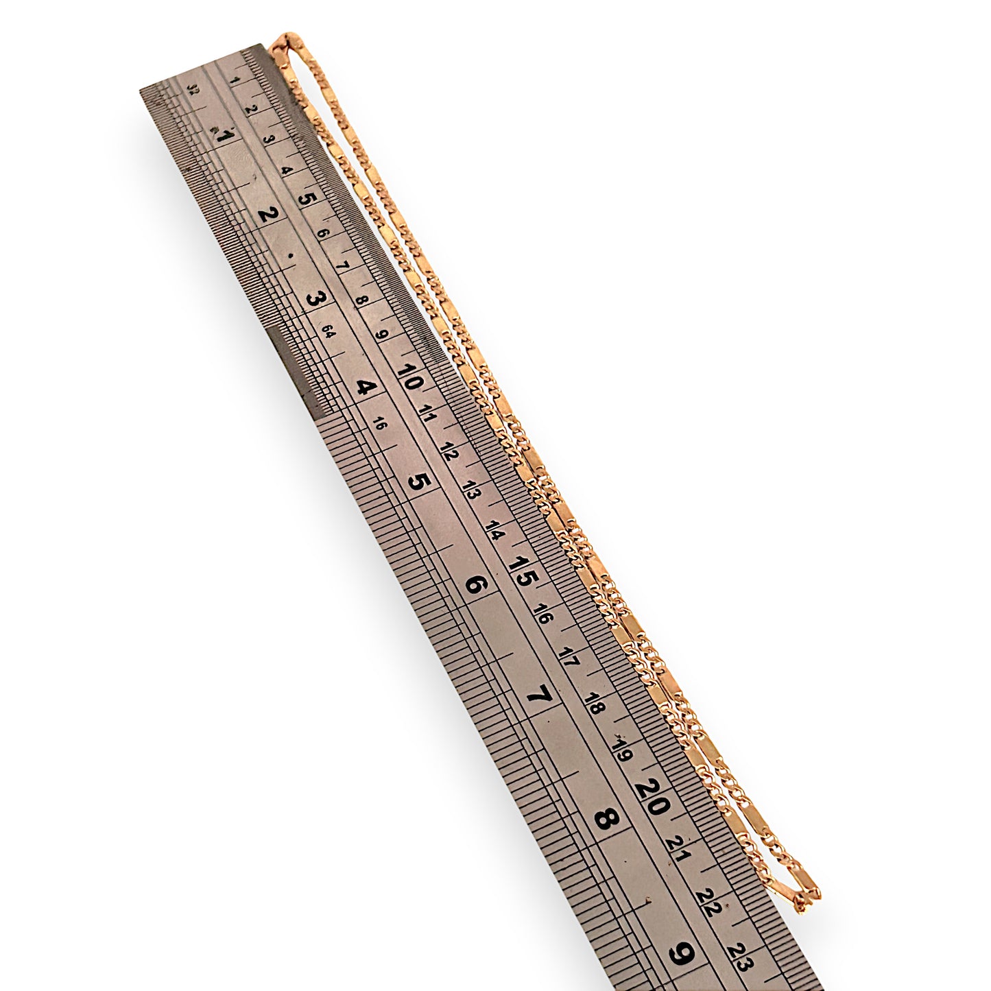 GOLD DEAL | FLASH SALE 18ct (18K) Gold Soft Edge Bar Link 46cm Chain Valuation $3,775