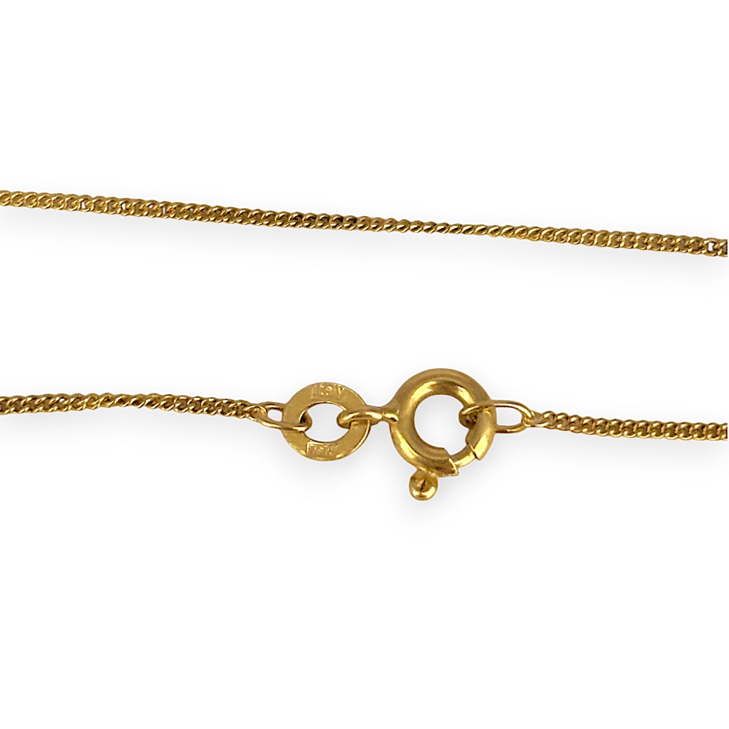 GOLD DEAL | 18K Gold Fine Curb Link Chain Length 50cm