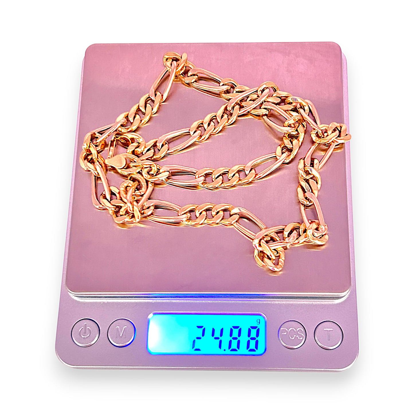 GOLD DEAL | 18ct (18K) Gold Bulky Figaro-Chain Length 55cm