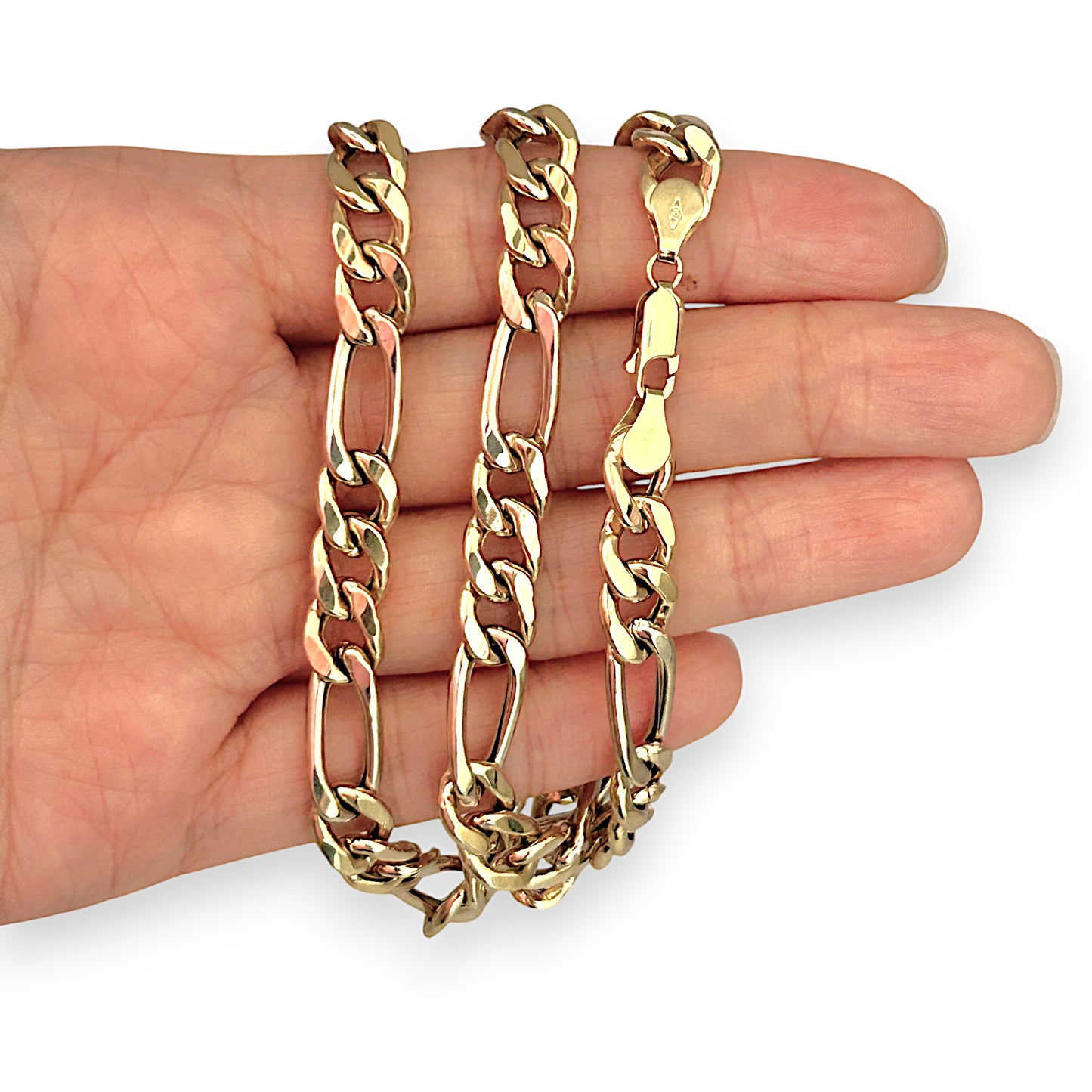 GOLD DEAL | 18ct (18K) Gold Bulky Figaro-Chain Length 55cm
