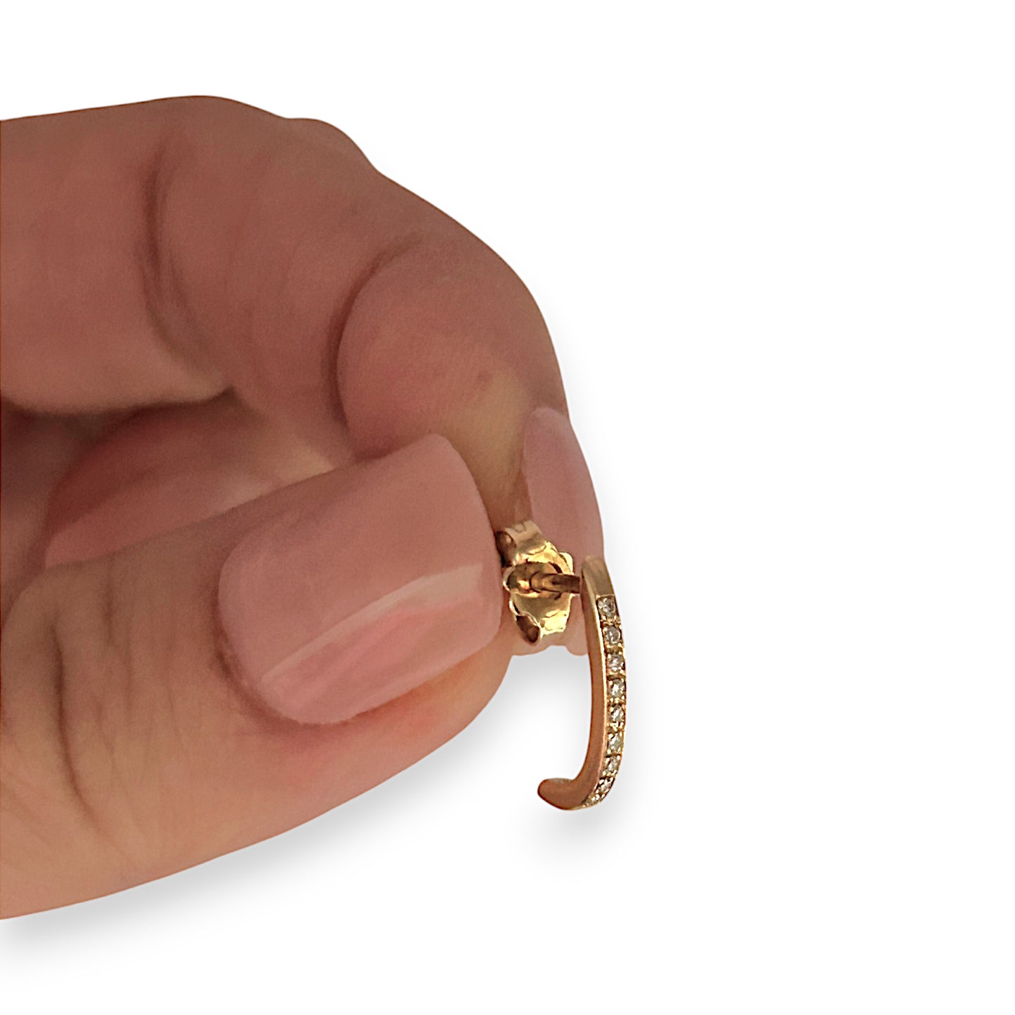 GOLD DEAL | 18ct (18K) Gold Stud Earrings with Diamond