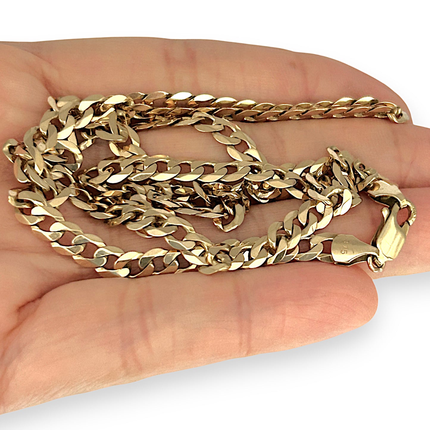 GOLD DEAL | 9ct (9K) Gold 57cm Linea Classic Curb Chain Refurbished