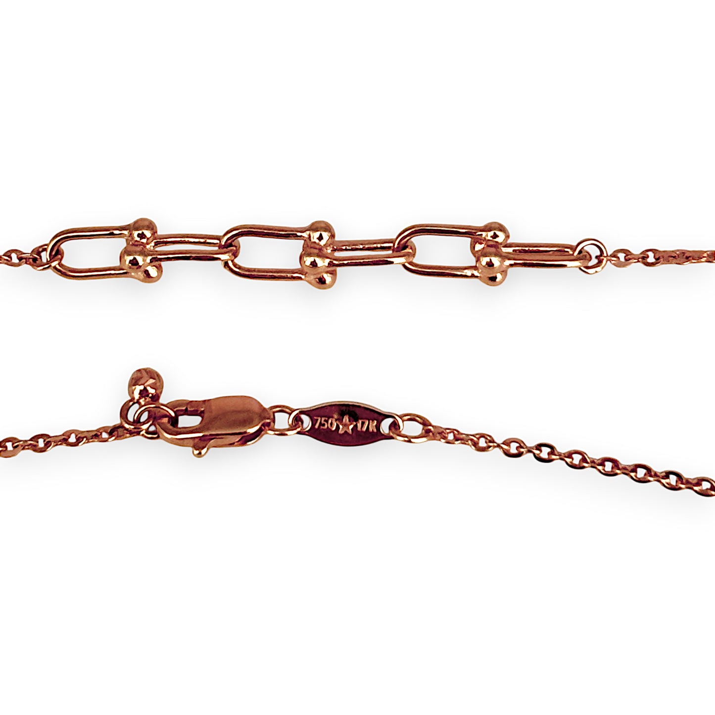 GOLD DEAL | 18ct (18K) Rose Gold Necklace Length 42cm