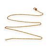 GOLD DEAL | 18K Gold Fine Rope Chain Length 42cm