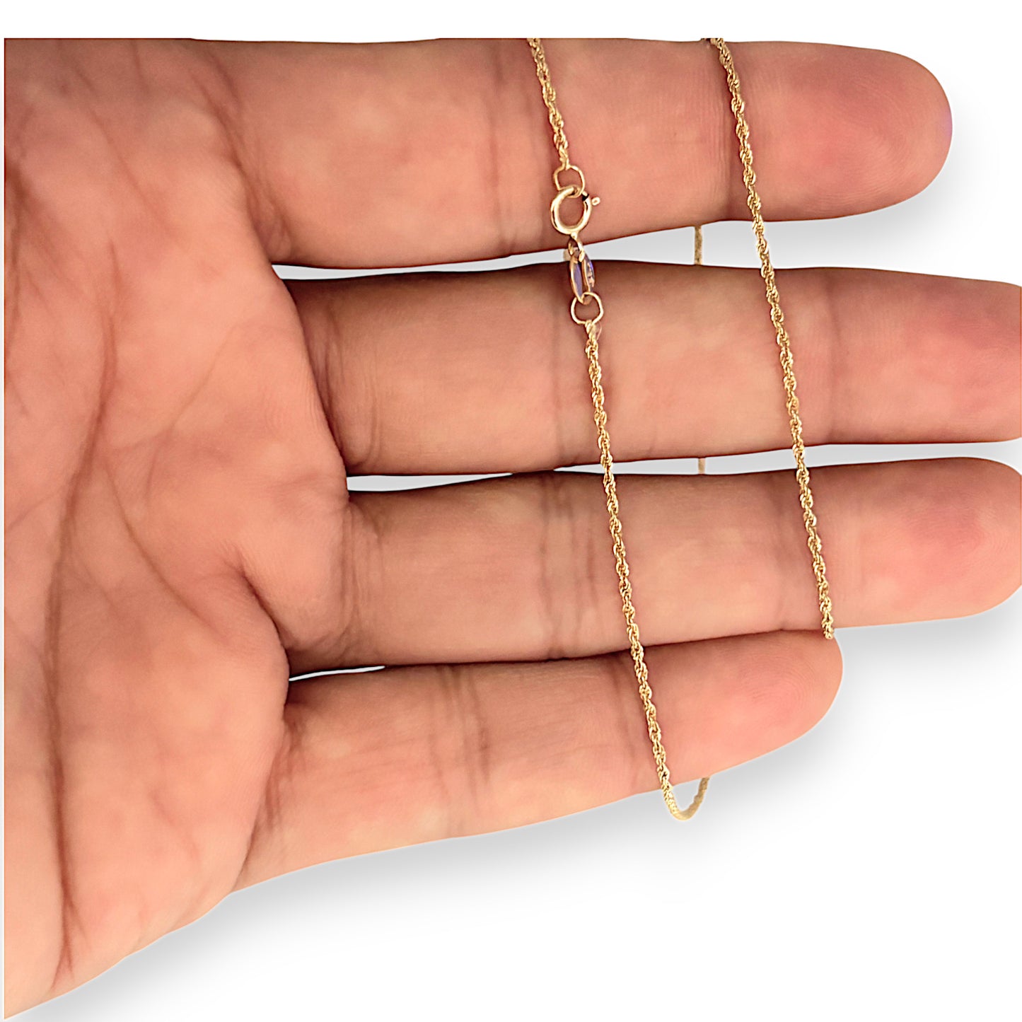 GOLD DEAL | 18K Gold Fine Rope Chain Length 42cm