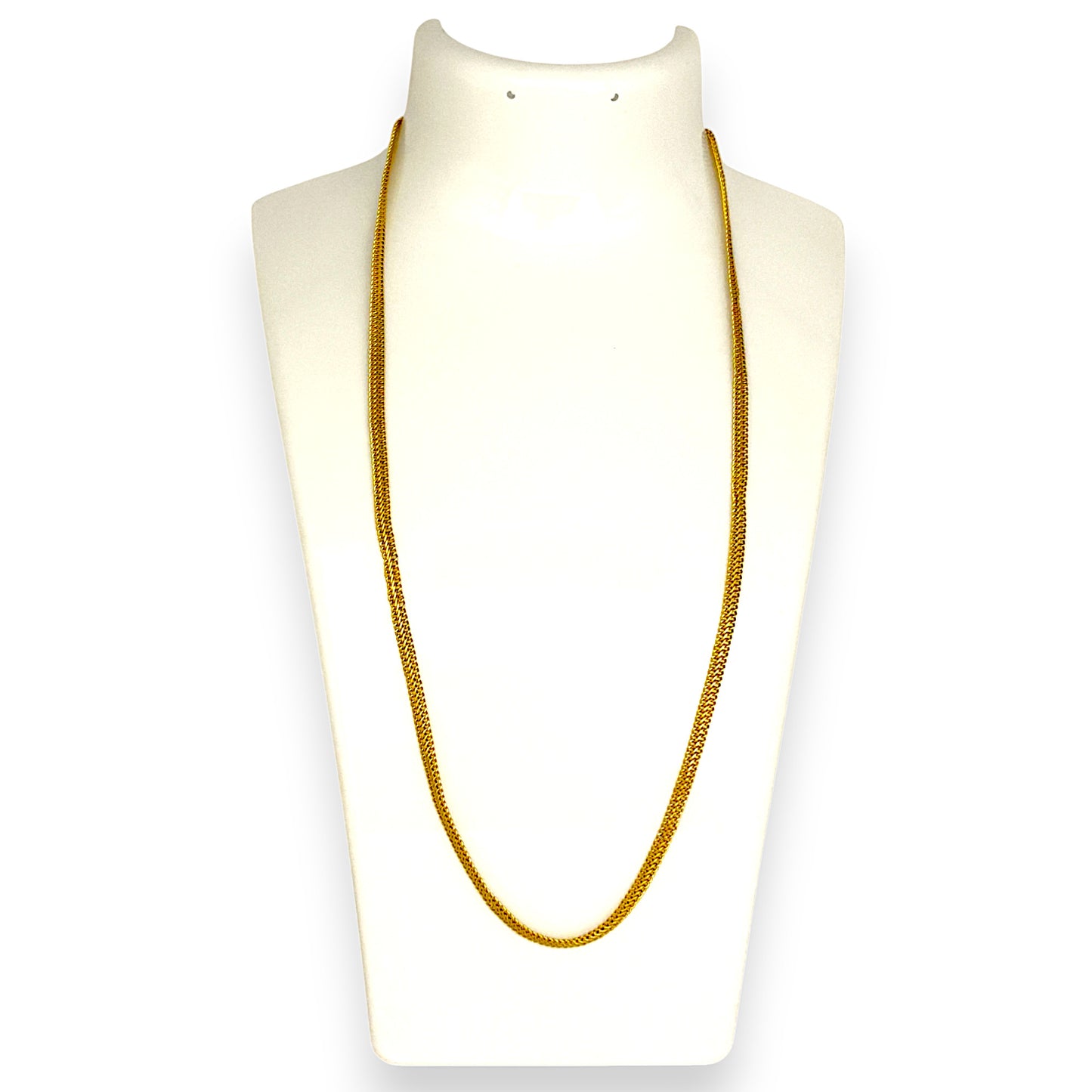 GOLD DEAL | 18ct (18K) Gold Soft Broad Snake Chain. Length 46cm