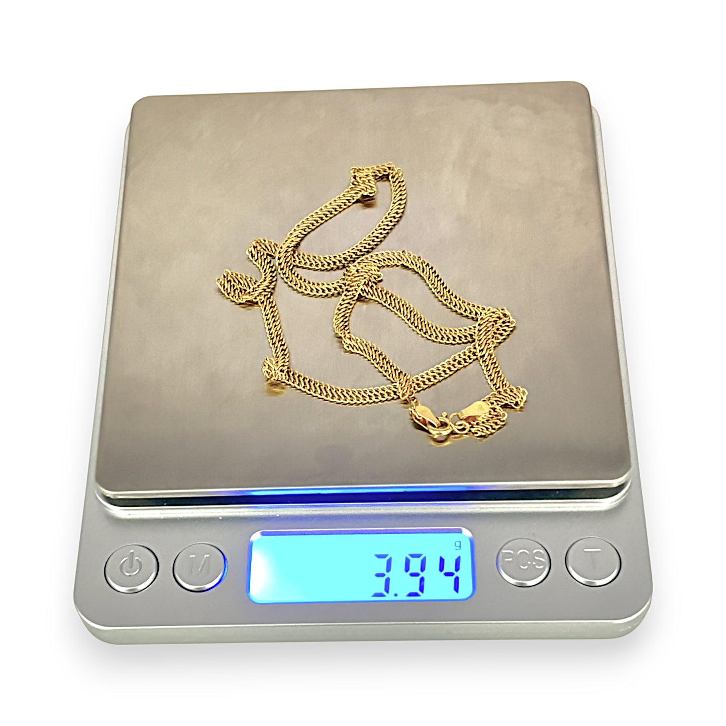 GOLD DEAL | 18ct (18K) Gold Soft Broad Snake Chain. Length 46cm