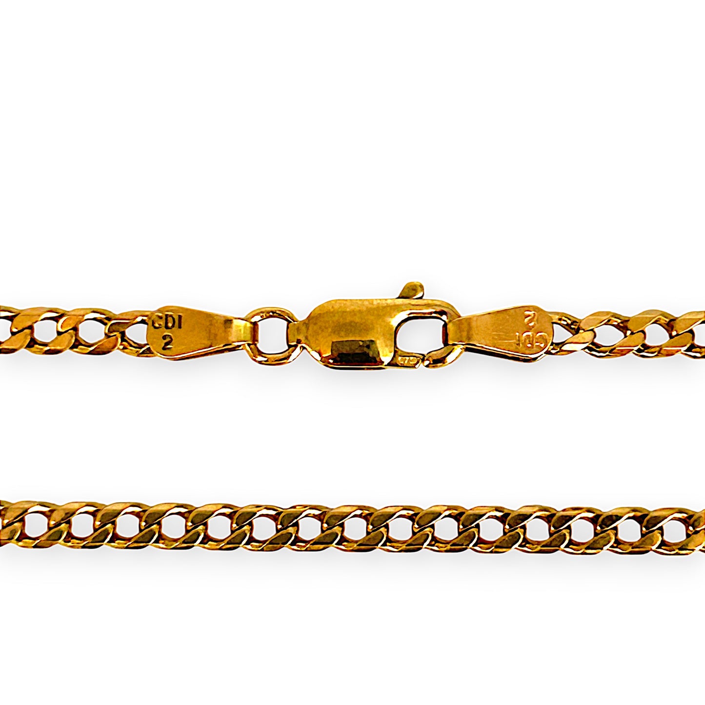 GOLD DEAL | FLASH SALE 9ct (9K) Gold 54cm NZ Soft Feel Curb Link Chain