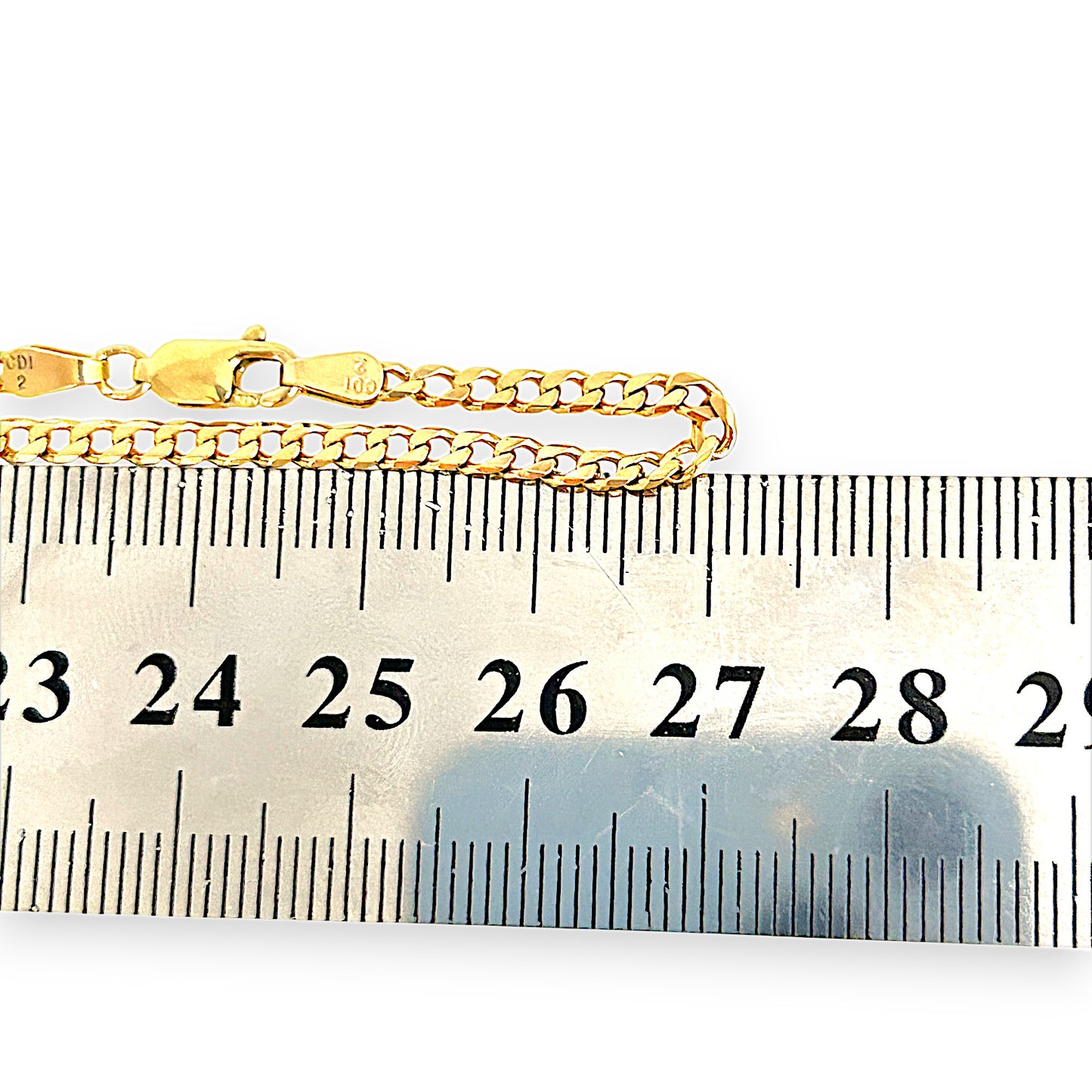 GOLD DEAL | FLASH SALE 9ct (9K) Gold 54cm NZ Soft Feel Curb Link Chain