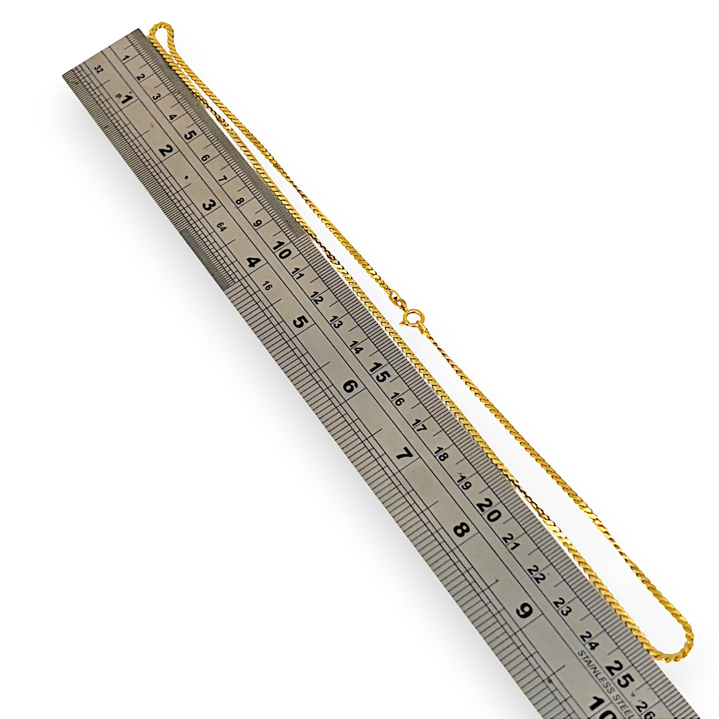 GOLD DEAL | 18K Gold UNOAERRE S-Link Chain Length 50cm