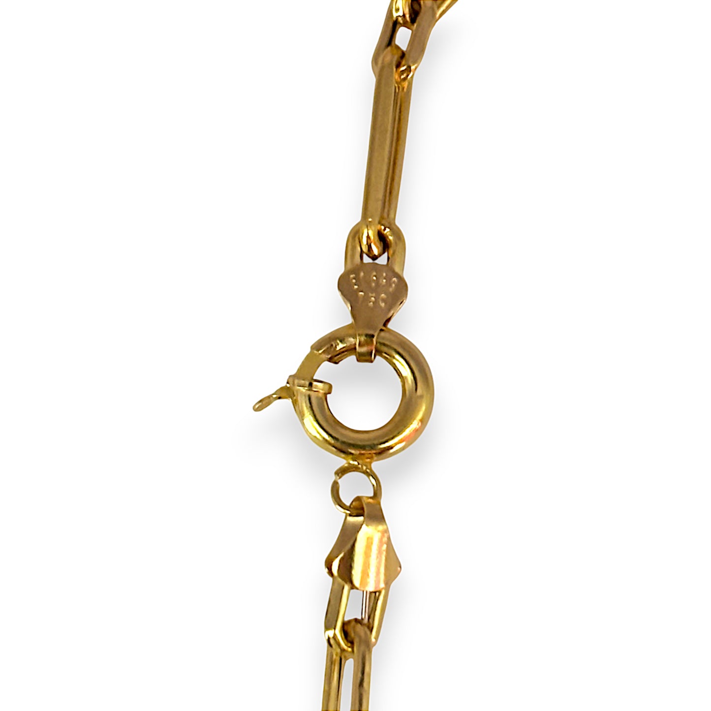GOLD DEAL | 18K Gold Bold Paperclip Chain Length 50cm