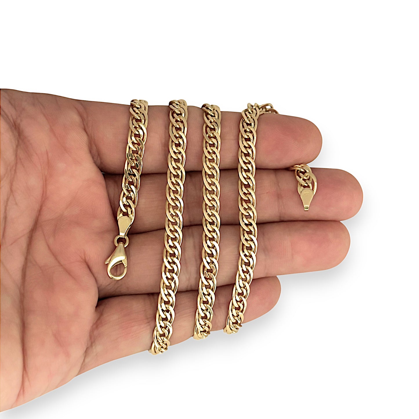 GOLD DEAL | 18ct (18K) Gold 60cm Signature Italian Double Curb Chain