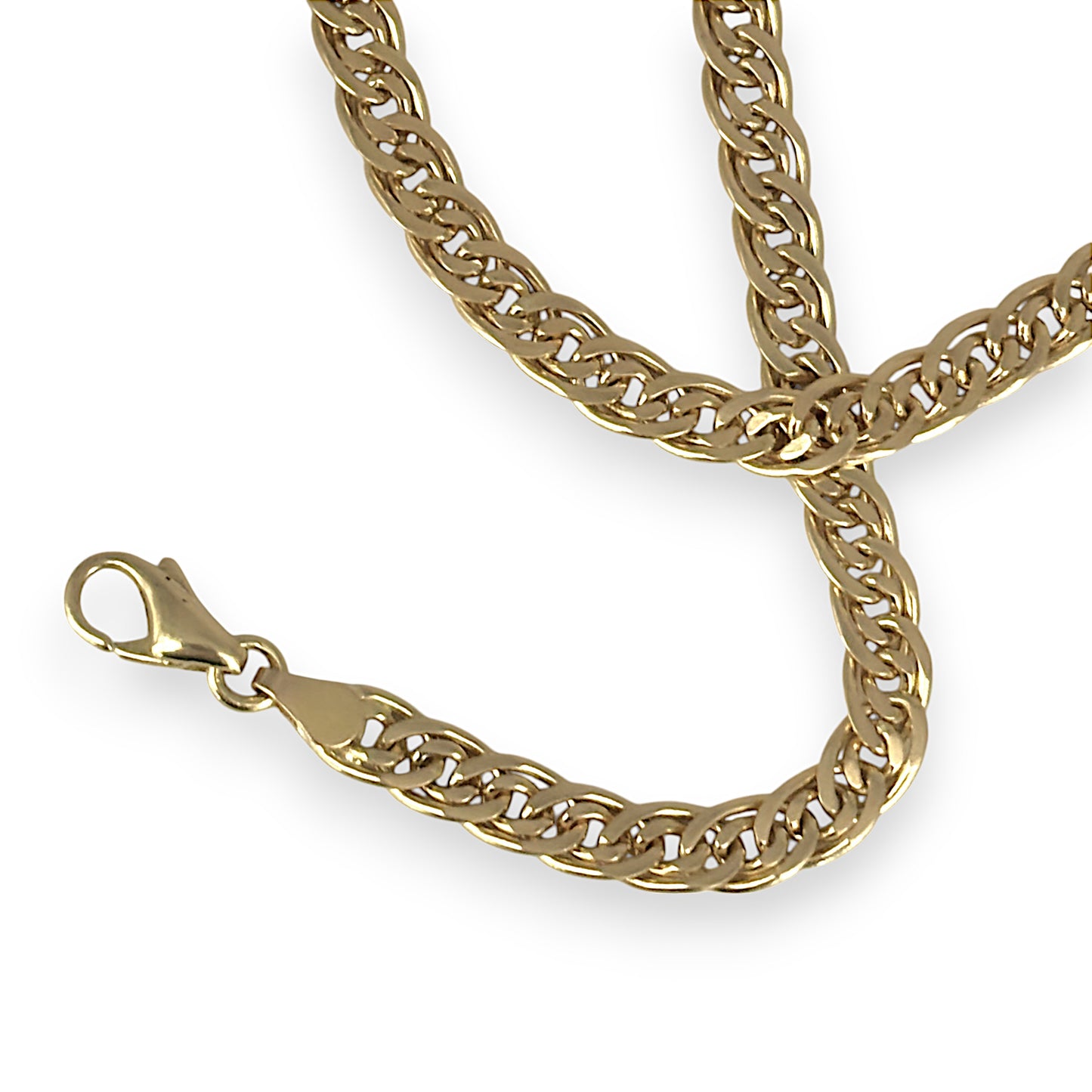 GOLD DEAL | 18ct (18K) Gold 60cm Signature Italian Double Curb Chain