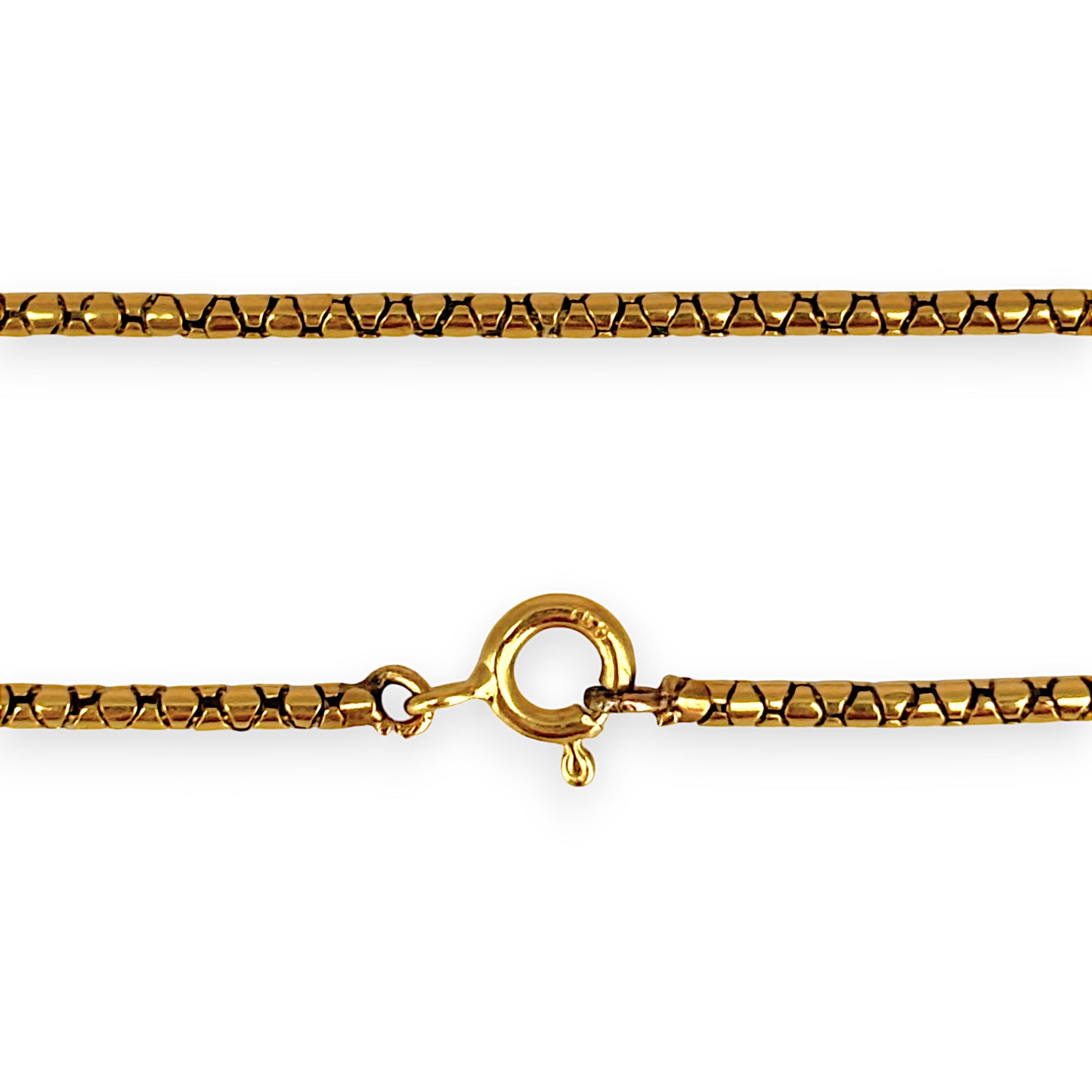 GOLD DEAL | 18ct (18K) Gold Round Link Snake Chain Length 48cm