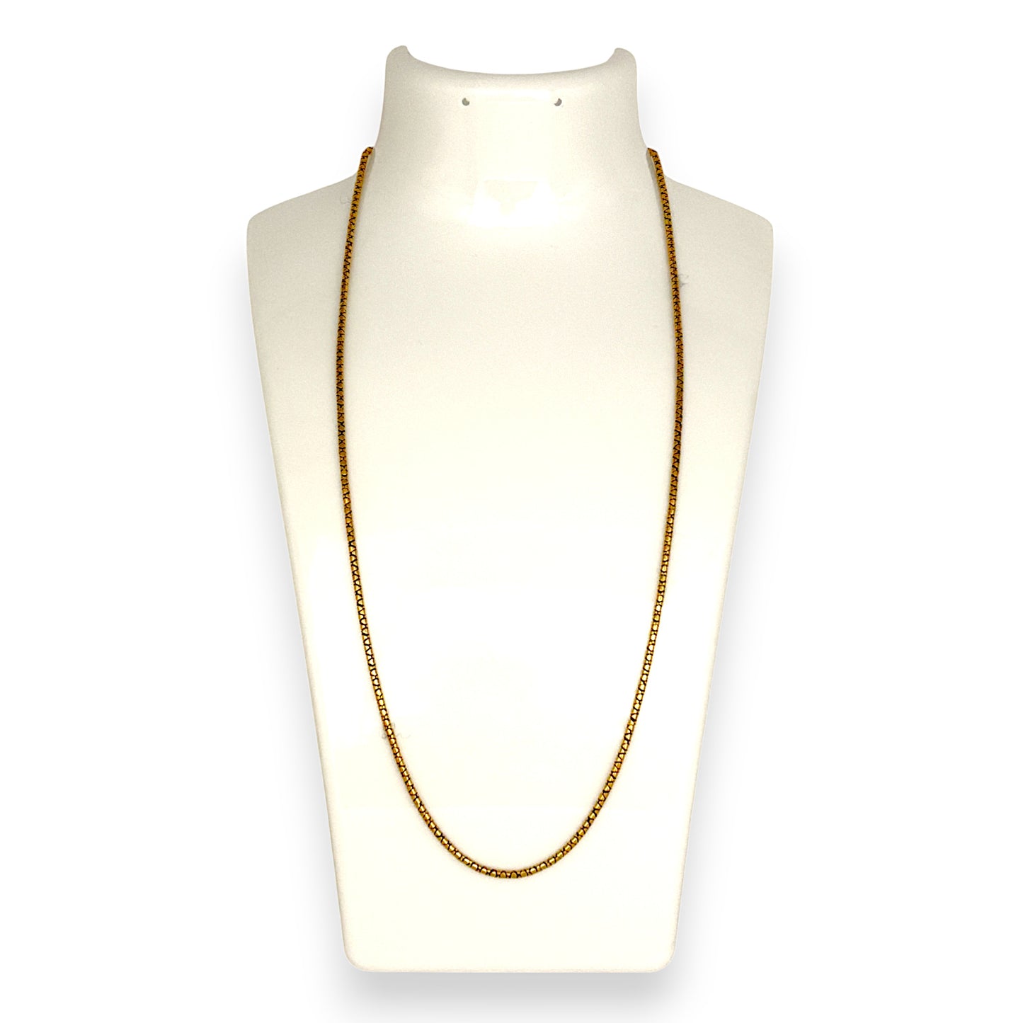 GOLD DEAL | 18ct (18K) Gold Round Link Snake Chain Length 48cm