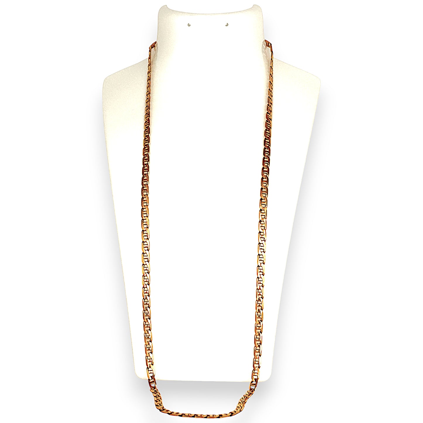 GOLD DEAL | 9ct (9K) Gold 60cm Polished Mariner Link Chain Valuation $3,390