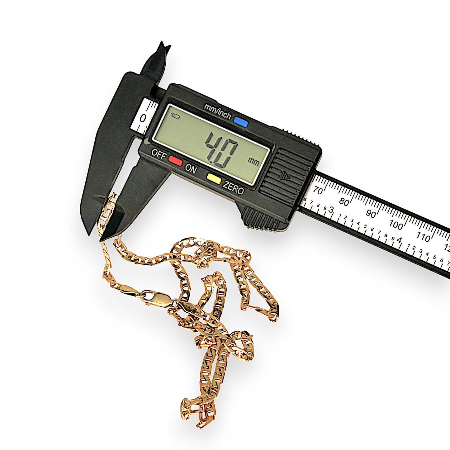GOLD DEAL | 9ct (9K) Gold 60cm Polished Mariner Link Chain Valuation $3,390