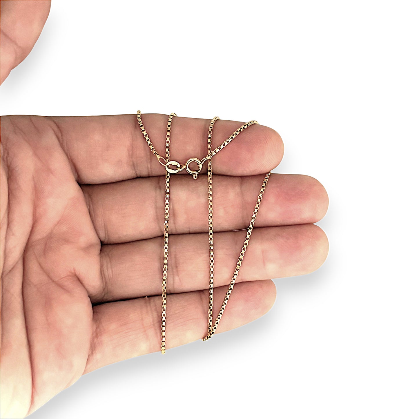 GOLD DEAL | 18ct (18K) Gold 57cm Gridline Box Chain