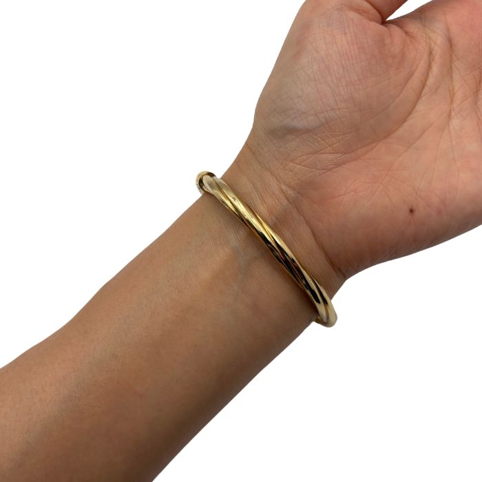 Gold Rope Bangle