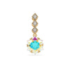 GOLD DEAL | 9ct (9K) Gold Gemporia Mercury Mystic Topaz & While Zircon Pendant 5.70cts