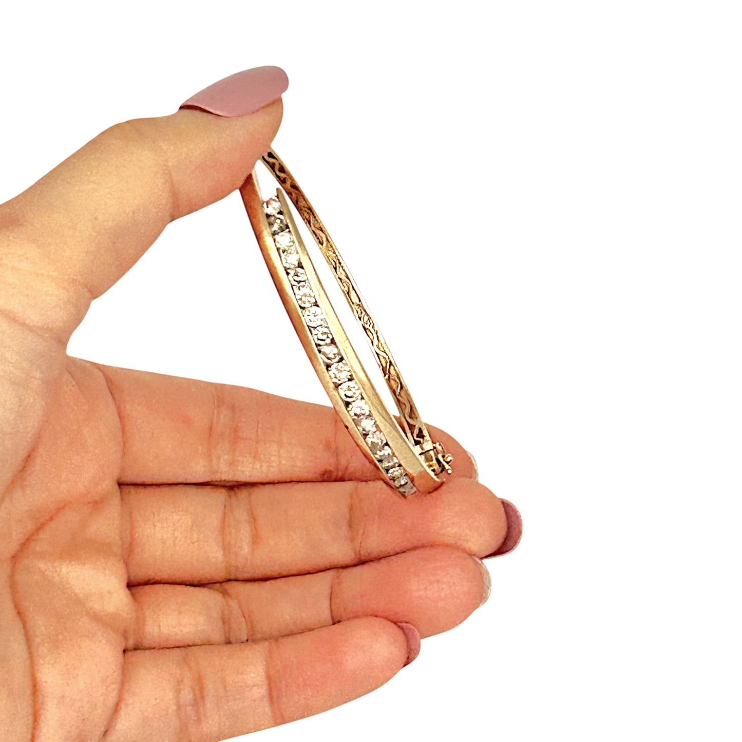 GOLD DEAL | FLASH SALE 10ct (10K) Gold Michael Hill Bangle Diamond TDW 1.88ct Valuation $10,650