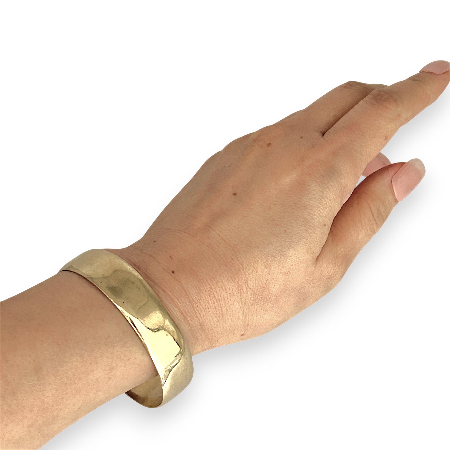 GOLD DEAL | 9ct (9K) Gold 59.7mm Refined Bold Bangle