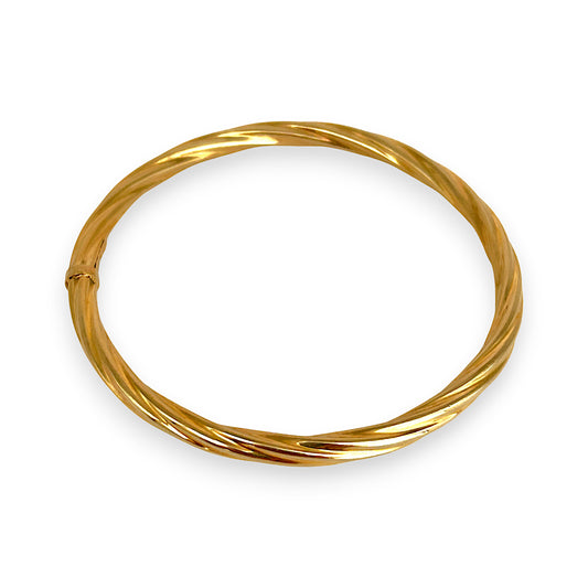 GOLD DEAL | 9ct (9K) Gold WaveLine Bangle