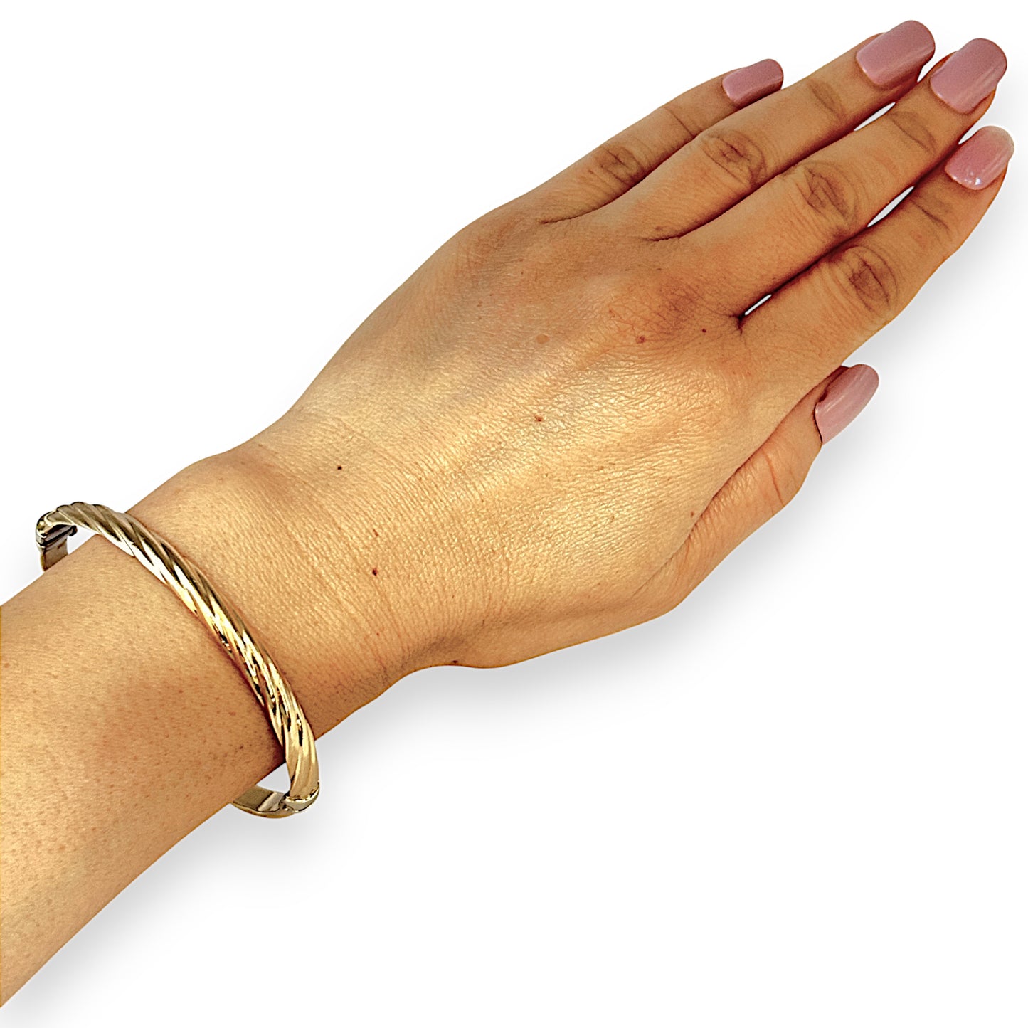 GOLD DEAL | 9ct Gold Billowed Hollow Bangle Bracelet