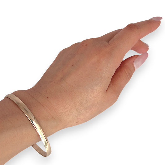 GOLD DEAL | 9ct (9K) Gold Refurbished Thickset Classic Bangle