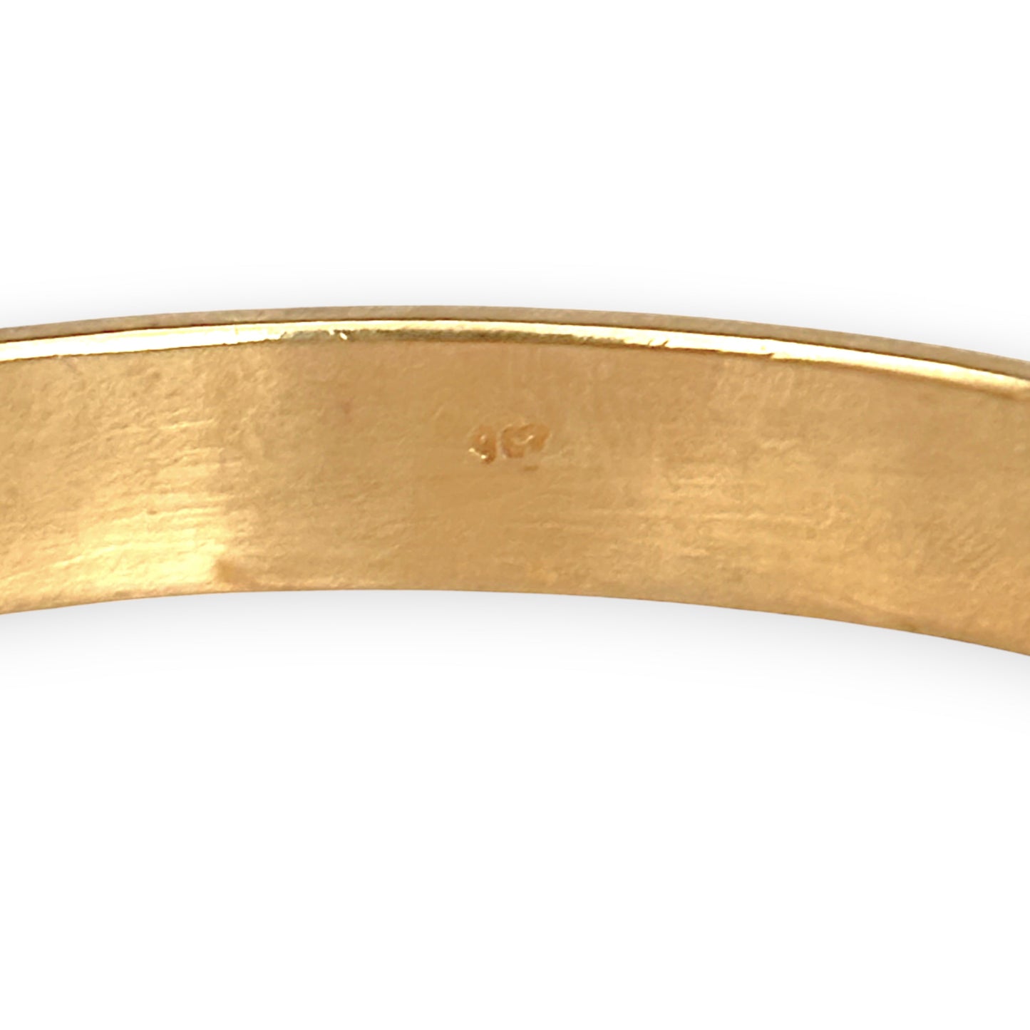 GOLD DEAL | 9ct (9K) Gold Robust Solid Oval Heavy-Duty Bangle