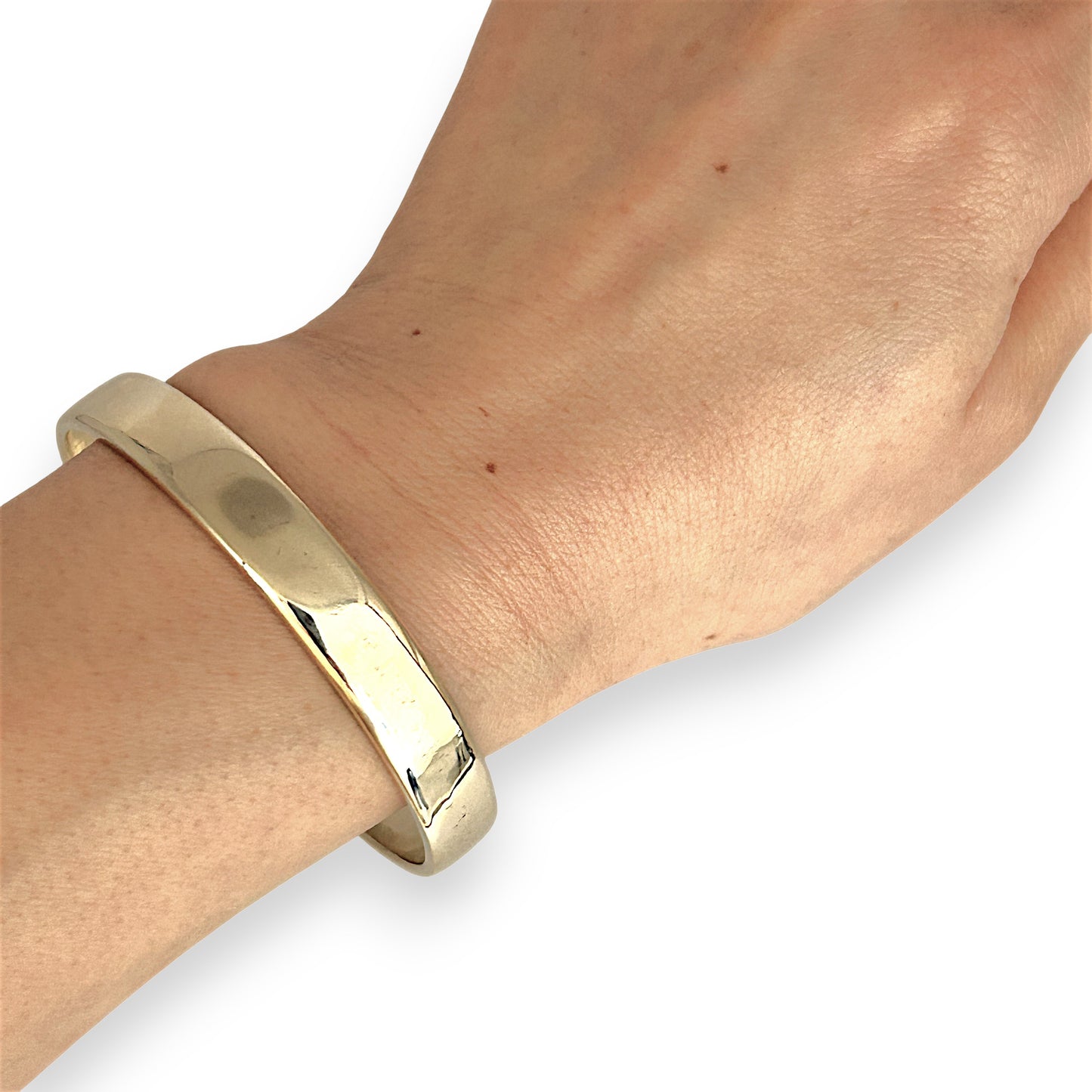 GOLD DEAL | 9ct (9K) Gold Robust Solid Oval Heavy-Duty Bangle