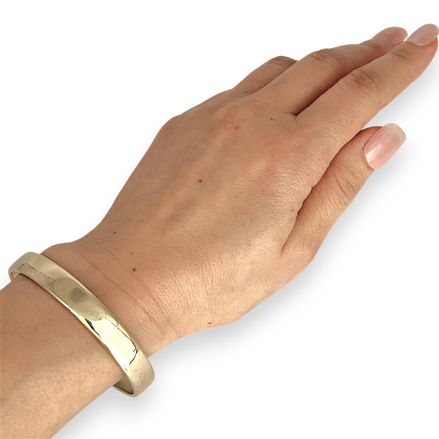 GOLD DEAL | 9ct (9K) Gold Robust Solid Oval Heavy-Duty Bangle