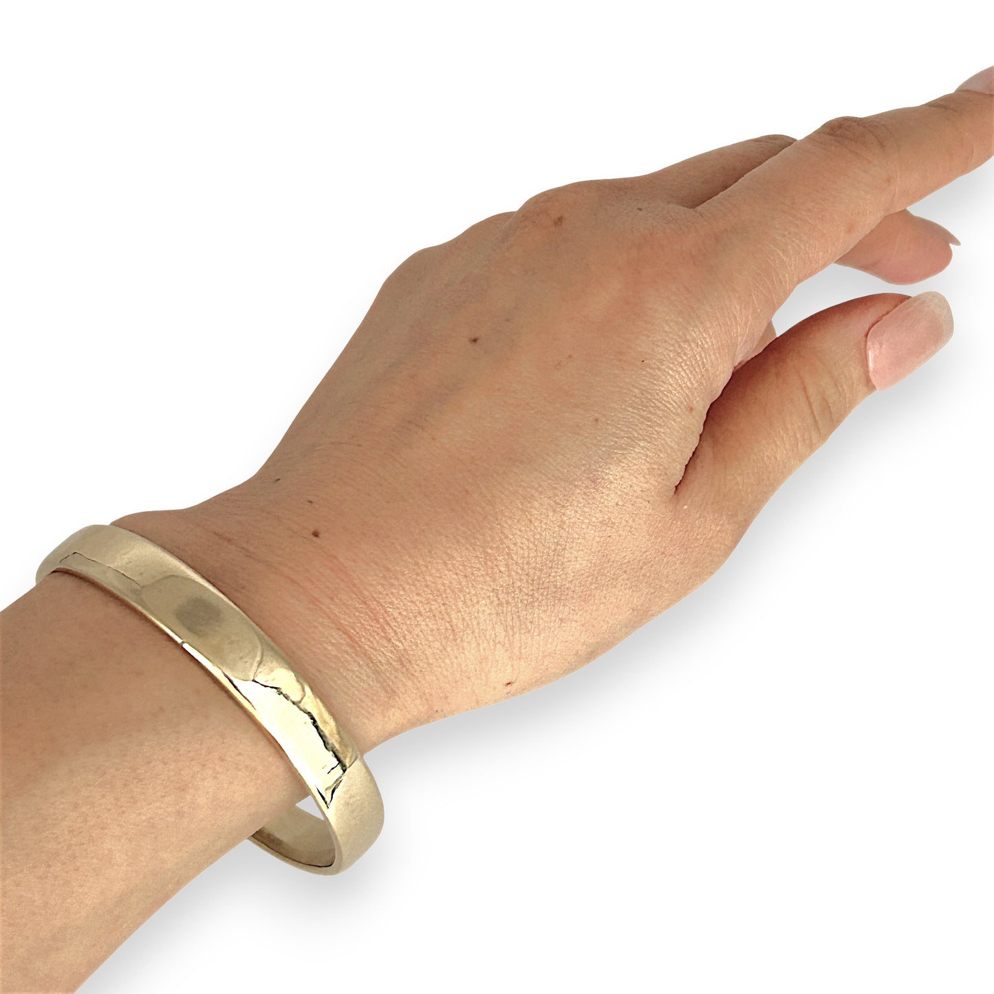 GOLD DEAL | 9ct (9K) Gold Robust Solid Oval Heavy-Duty Bangle