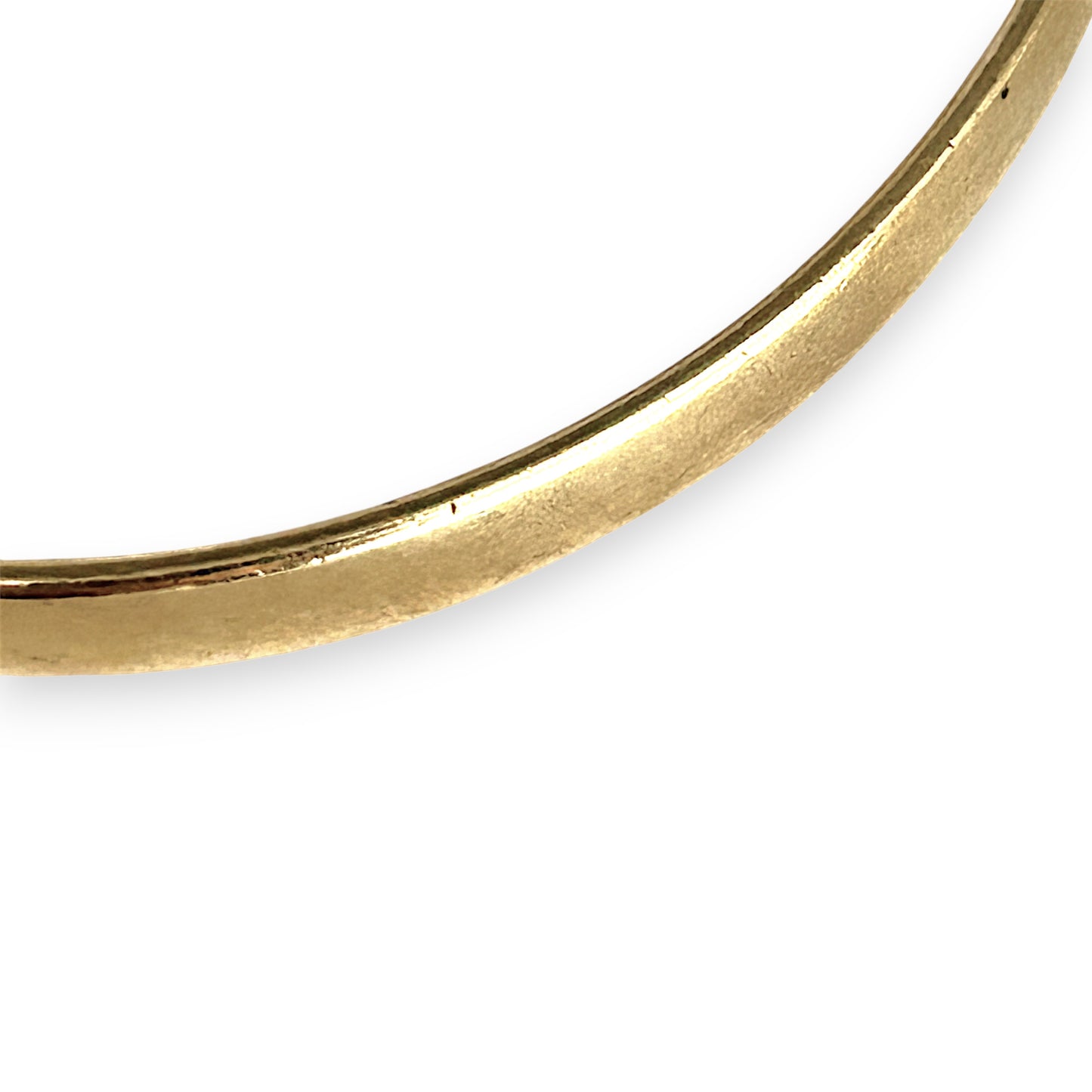 GOLD DEAL | 9ct (9K) Gold Boundless 65.5mm x 6.7mm Solid Bangle Valuation $5,525