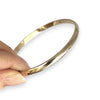 GOLD DEAL | 9ct (9K) Gold 66.7mm x 4.2mm Half Dome Solid Bangle