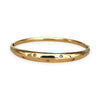 GOLD DEAL | 9K Gold Etoile Snap Bangle with Diamonds