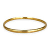 GOLD DEAL | 9ct (9K) Gold 68.0mm x 4.3mm Classic Solid Bangle Valuation $4,650