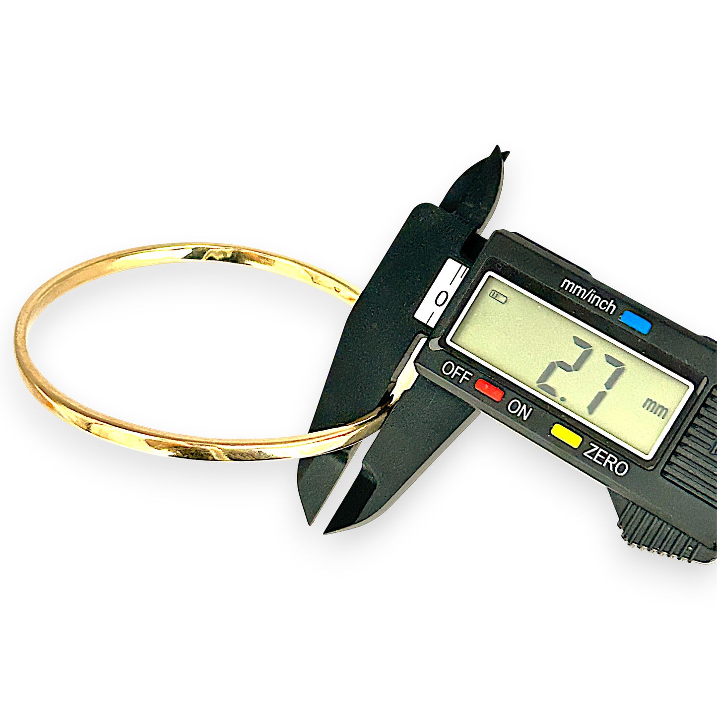GOLD DEAL | 9ct (9K) Gold 68.0mm x 4.3mm Classic Solid Bangle Valuation $4,650
