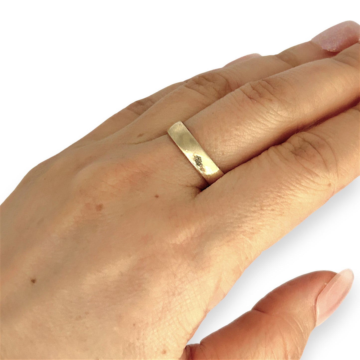 GOLD DEAL | 9ct (9K) Gold 4.5mm Minimalist Plain Band Ring Size Q