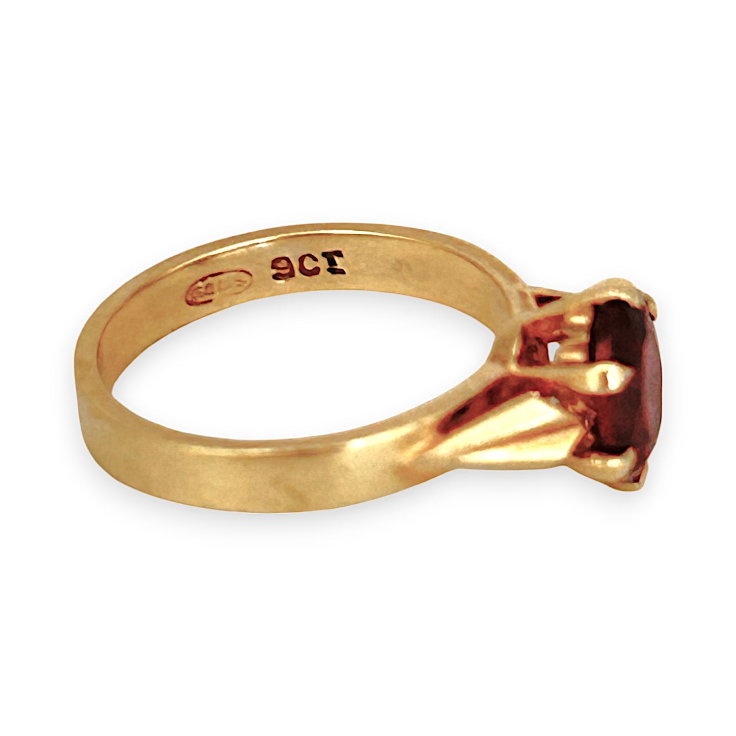 GOLD DEAL | 9ct (9K) Gold Elegant Ruby Accent Ring