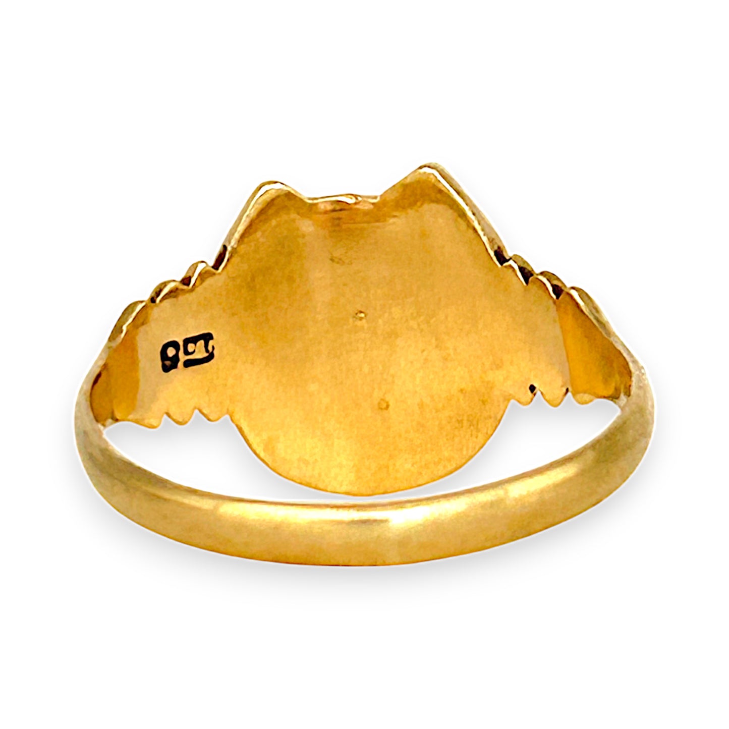 GOLD DEAL | FLASH SALE 9ct (9K) Gold Lucky Luxe Horseshoe Ring Size Q1/2