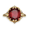 GOLD DEAL | 9K Gold Prominent Ruby Ring