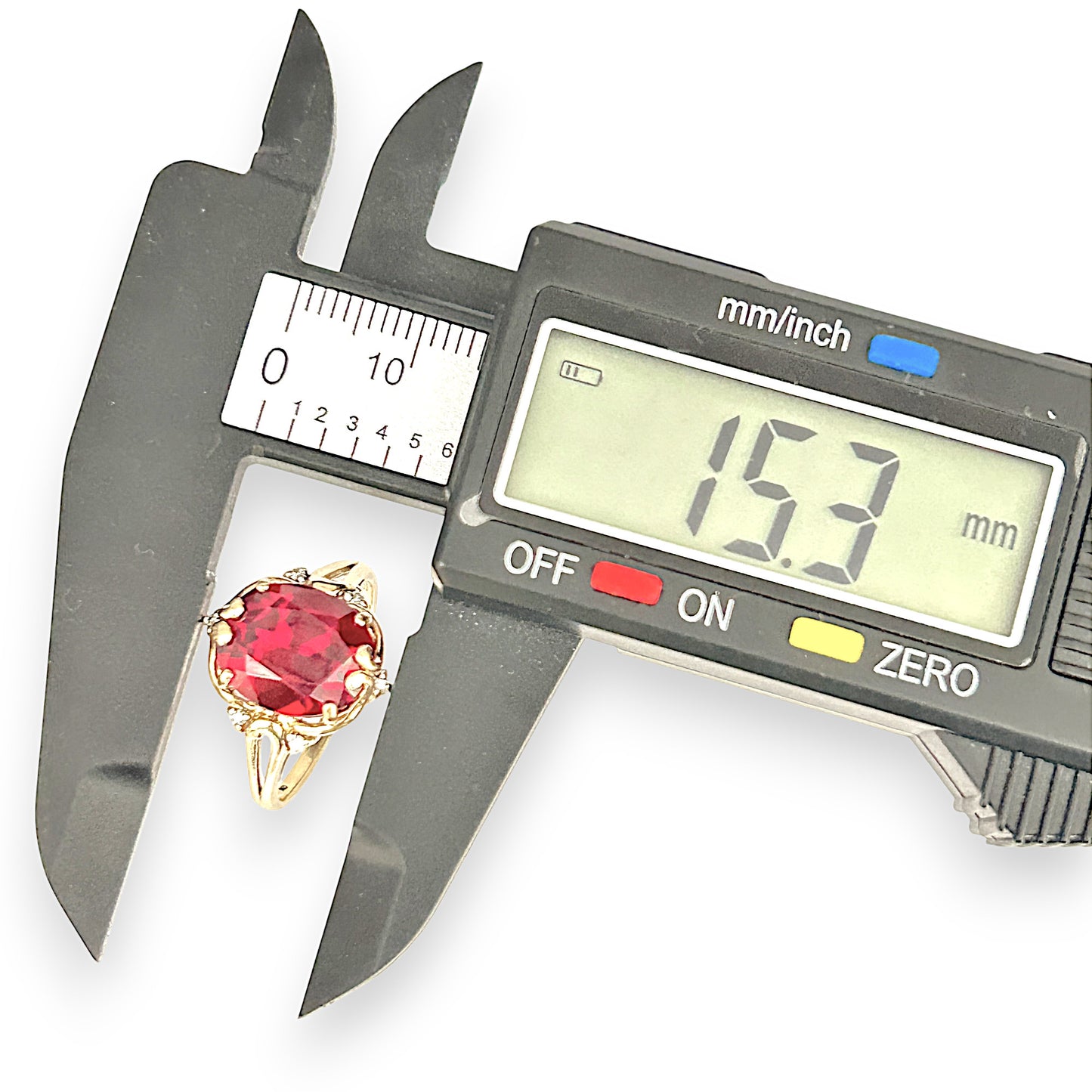 GOLD DEAL | 9K Gold Prominent Ruby Ring