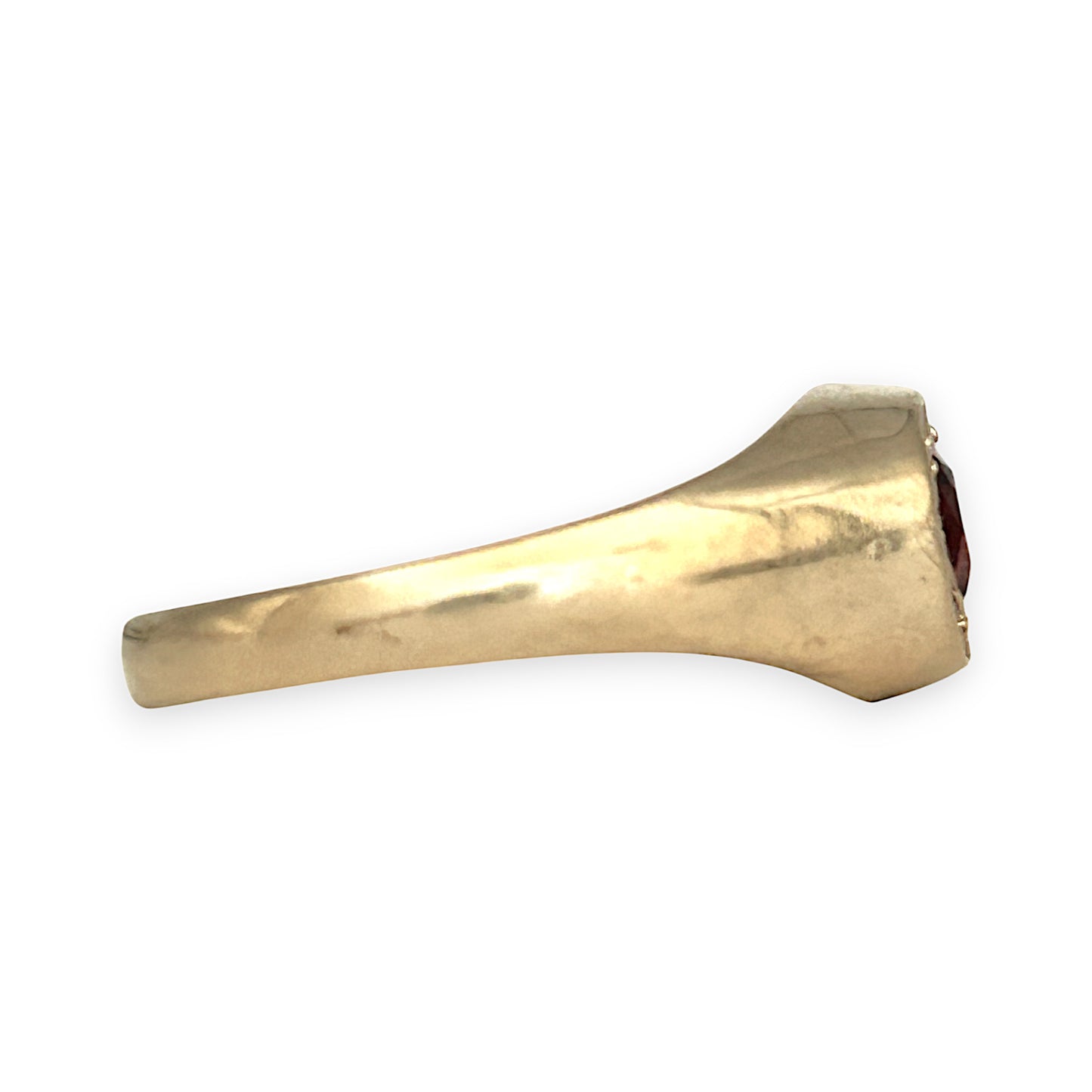 GOLD DEAL | FLASH SALE 9ct (9K) Gold Vintage Ruby Halo Ring Size U